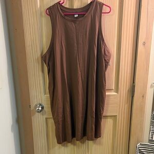 Old Navy Brown Sleeveless Tank Dress